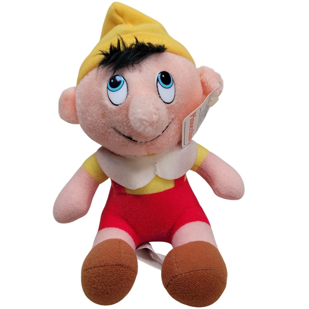 Disney Pinocchio Plush Boy Walt Disney Animated‎ Film Classic Stuffed Movie Vtg